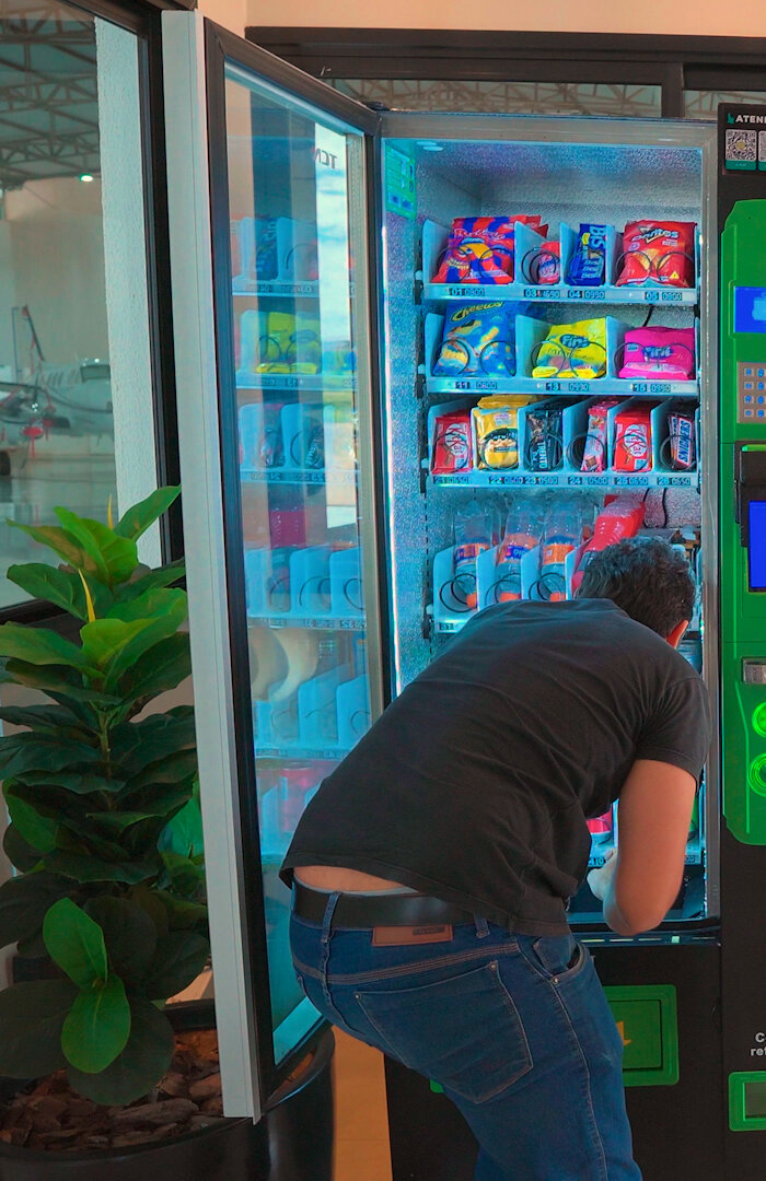 Vending Machine em operação