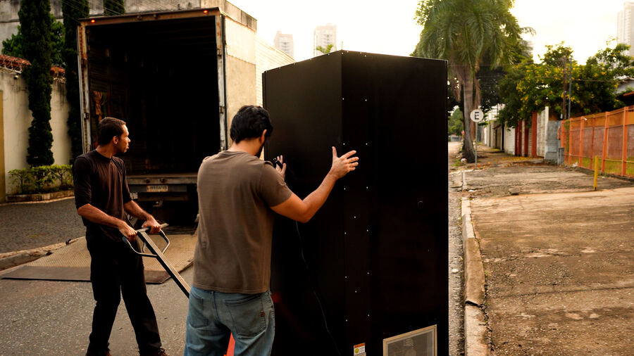 Instalação de vending machine